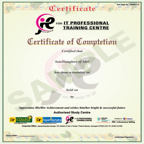 SAMAR TRANING CERTIFICAT