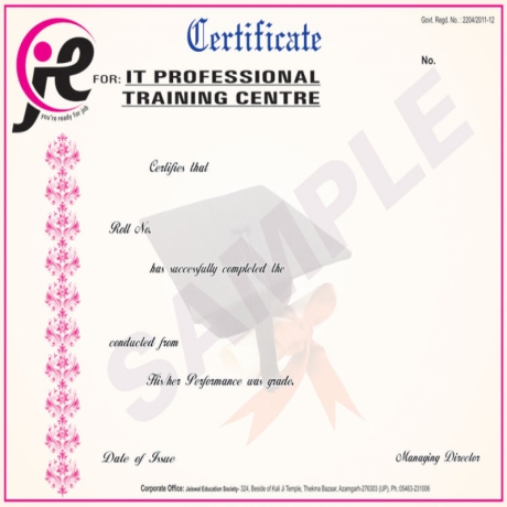 JEC DIPLOMA CERTIFICAT